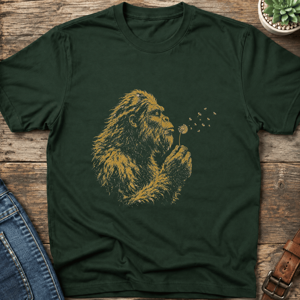 Gorilla With Dandelion T-Shirt