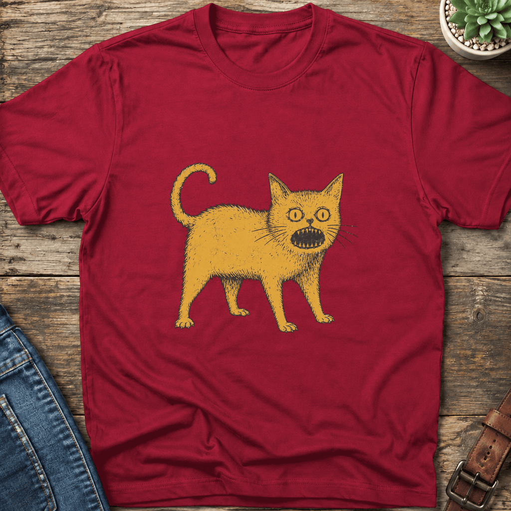 Scruffy Yellow Cat T-Shirt