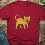 Scruffy Yellow Cat T-Shirt