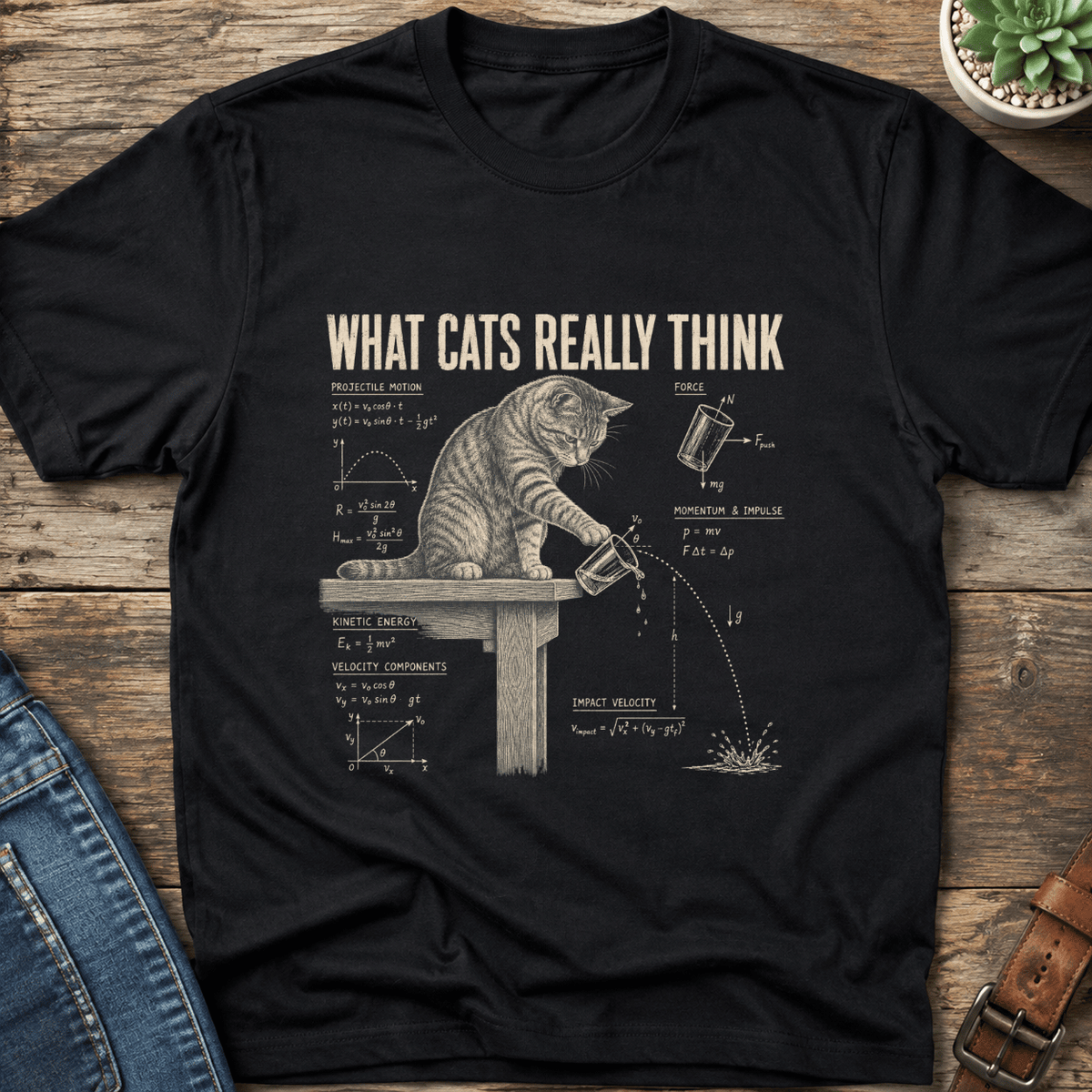 What Cats Really Think T-Shirt