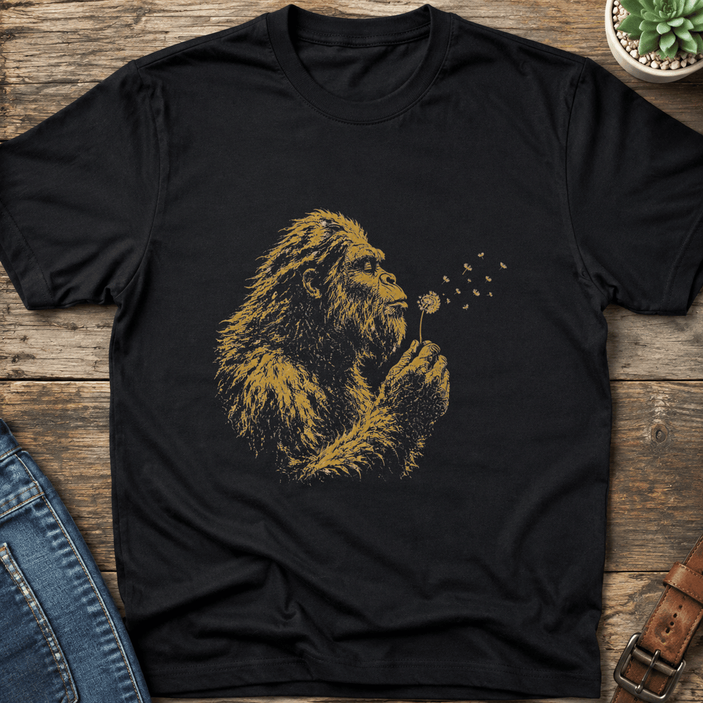 Gorilla With Dandelion T-Shirt