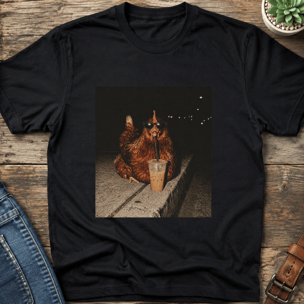 Midnight Coffee Chicken T-Shirt