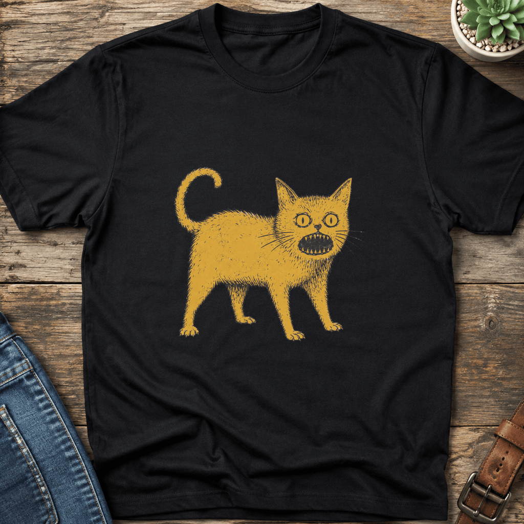 Scruffy Yellow Cat T-Shirt