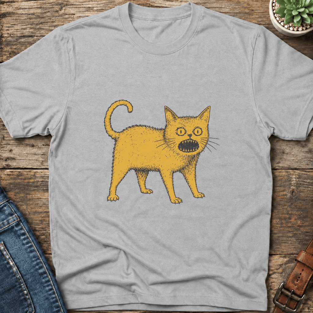 Scruffy Yellow Cat T-Shirt