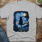 Starry Night Cat T-Shirt