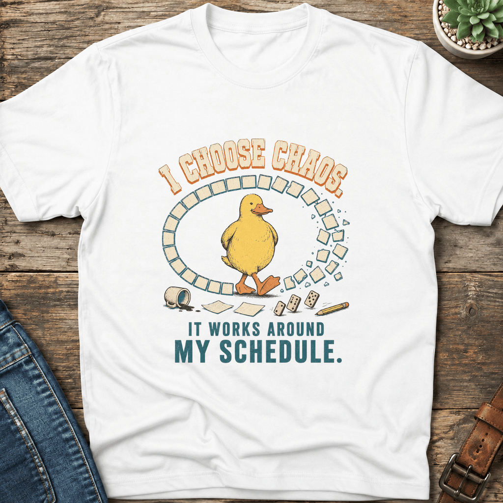 I Choose Chaos Duck T-Shirt