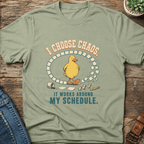 I Choose Chaos Duck T-Shirt
