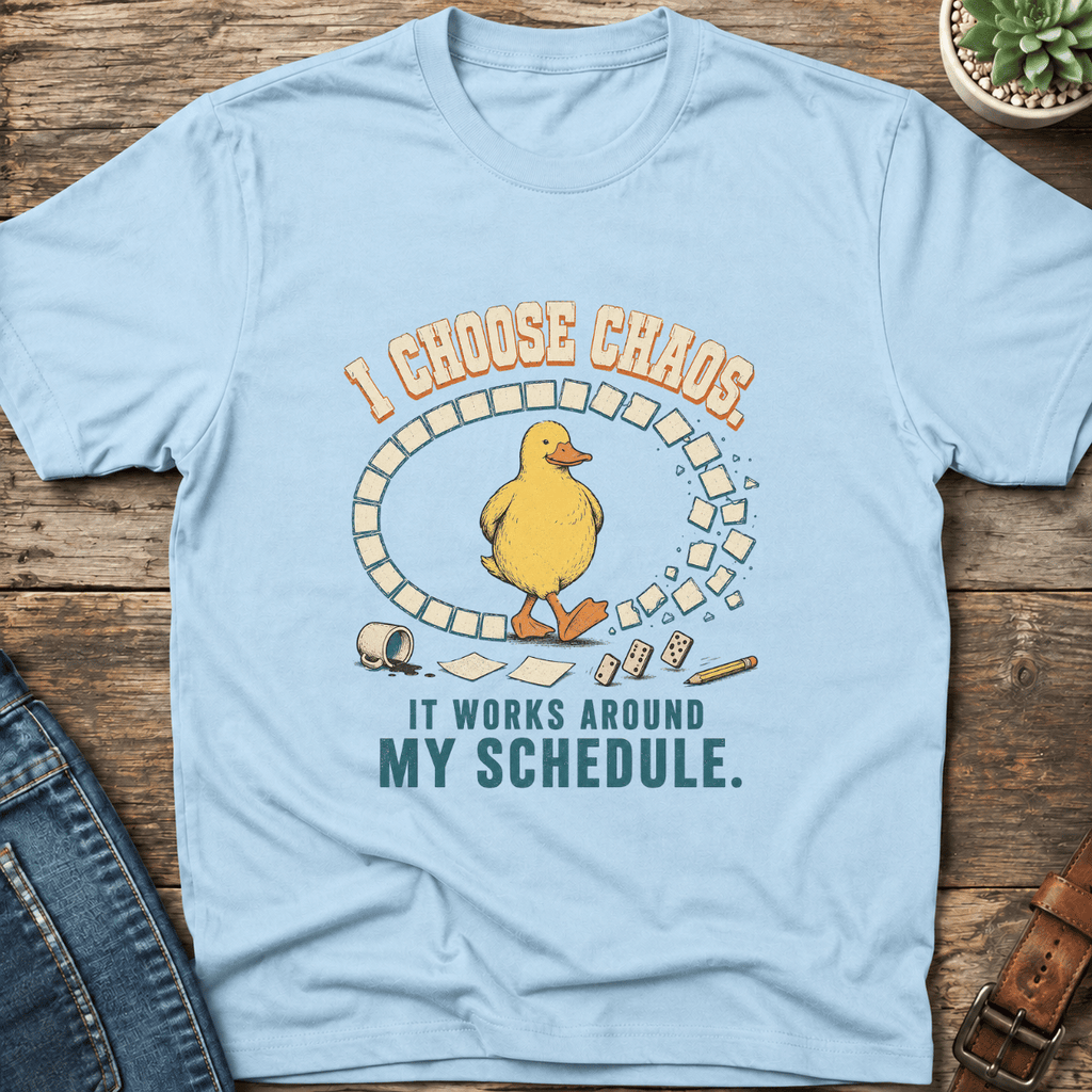 I Choose Chaos Duck T-Shirt