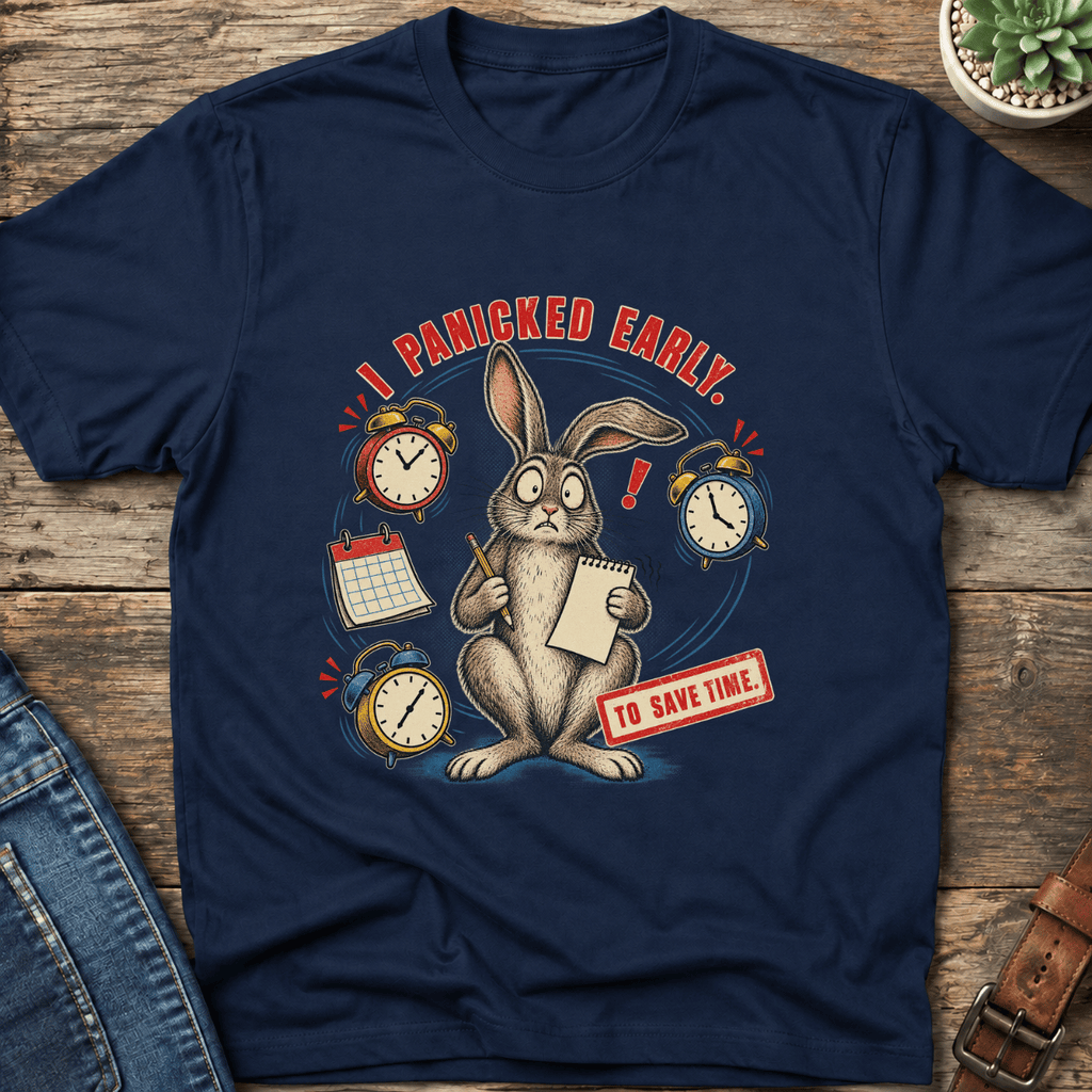 Panicked Early Rabbit T-Shirt