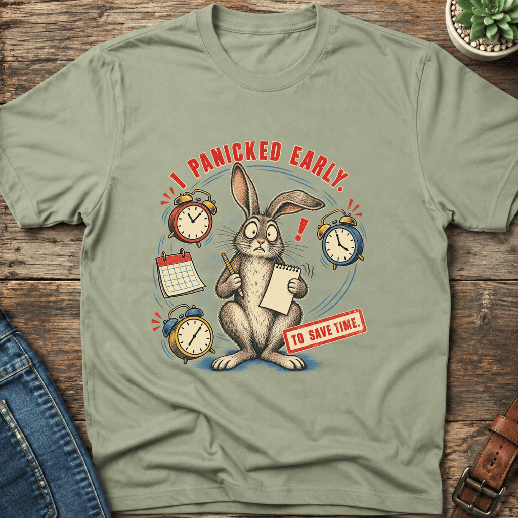 Panicked Early Rabbit T-Shirt