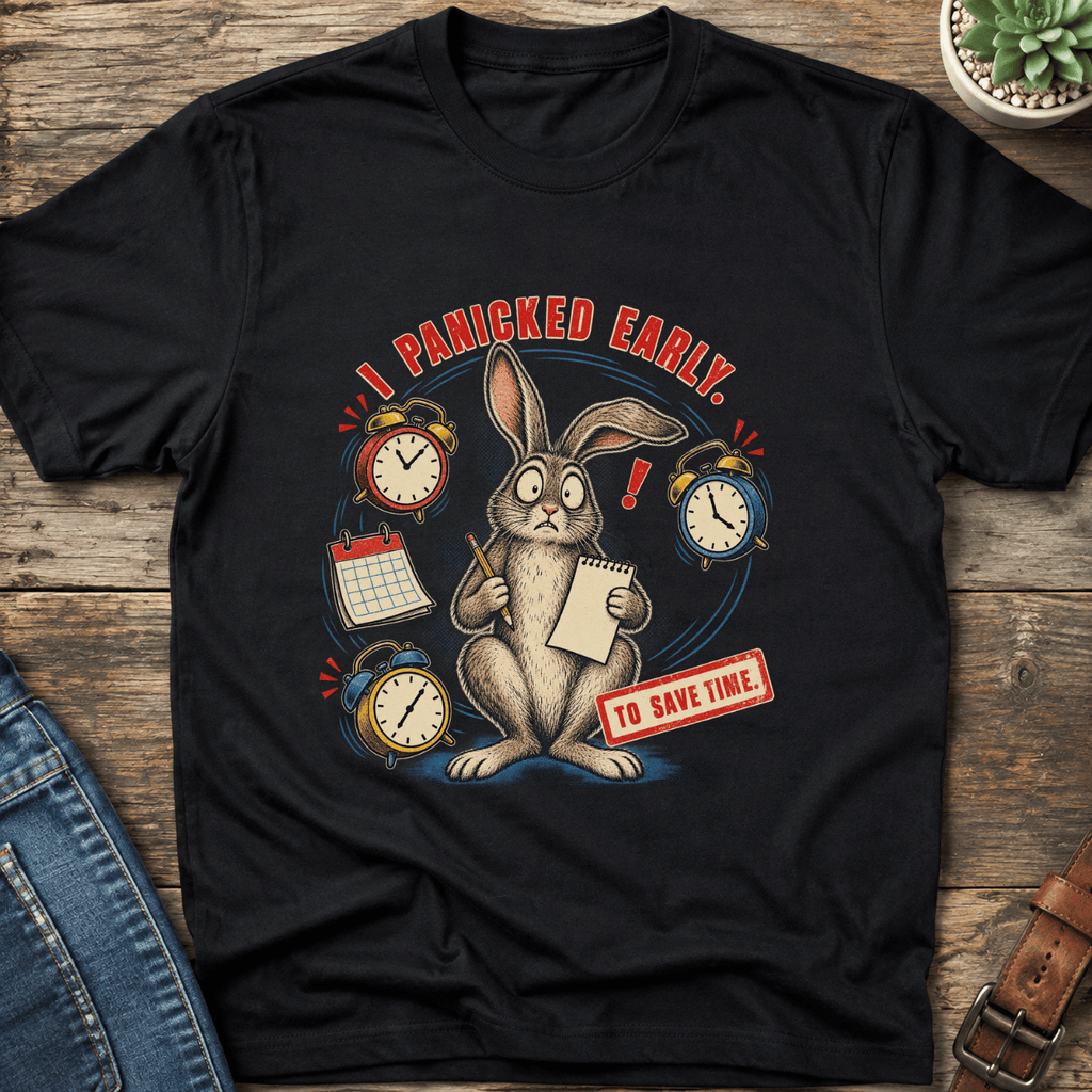 Panicked Early Rabbit T-Shirt
