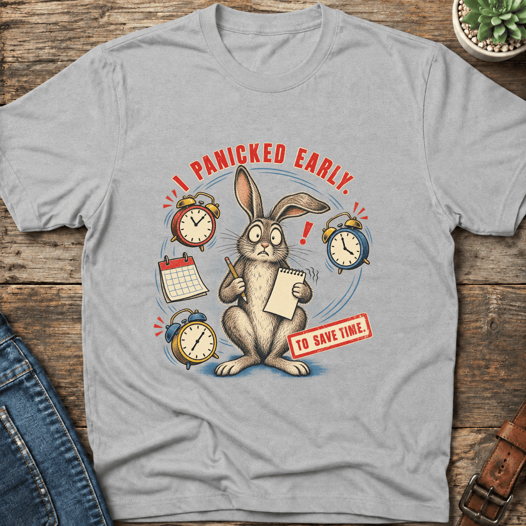 Panicked Early Rabbit T-Shirt
