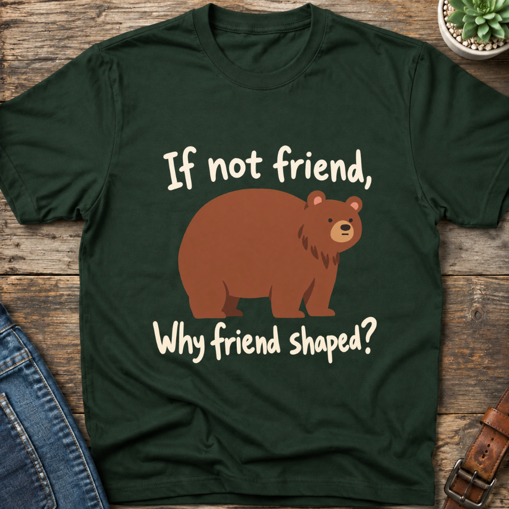Why Friend Shaped T-Shirt