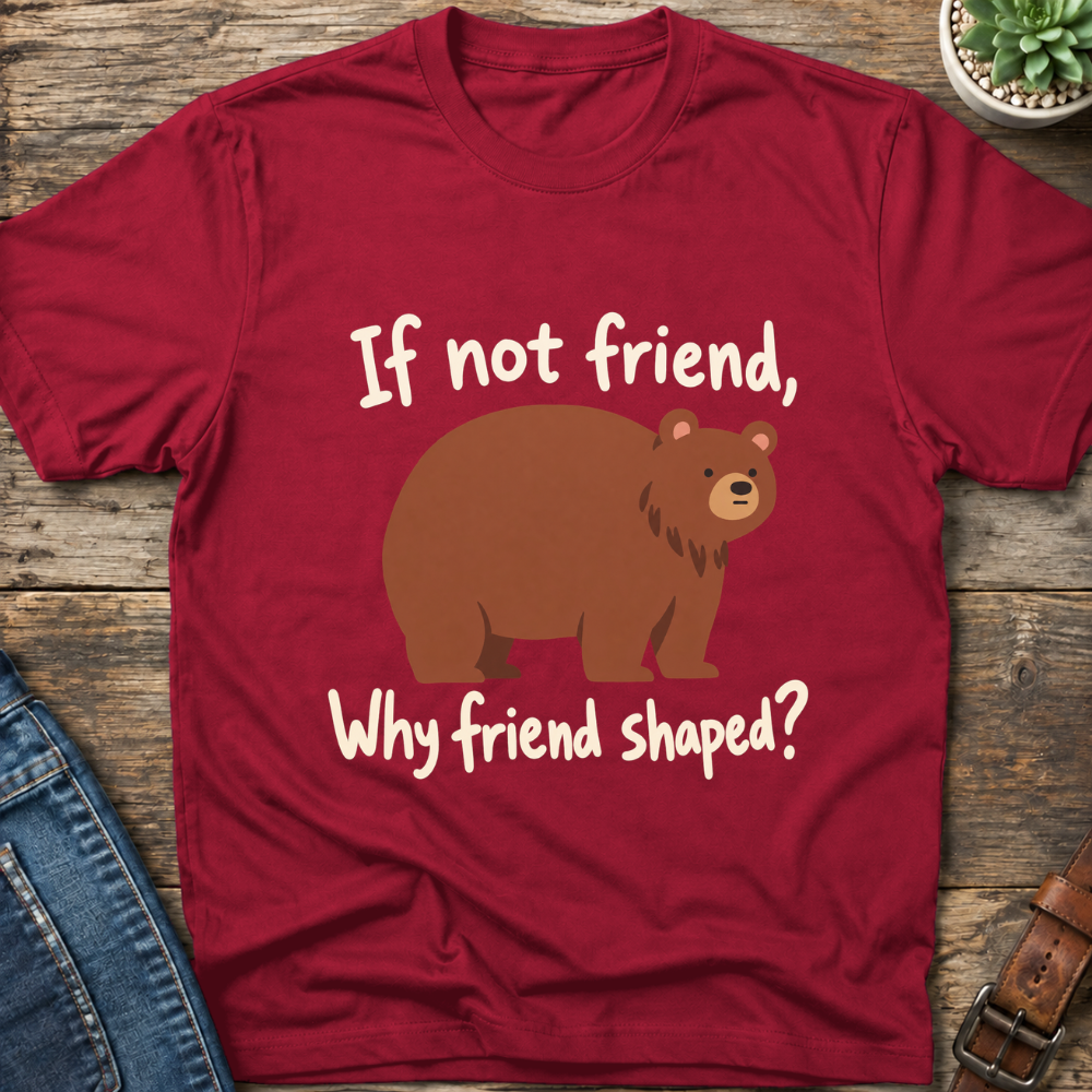 Why Friend Shaped T-Shirt