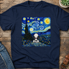 Snoopy Starry Night T-shirt