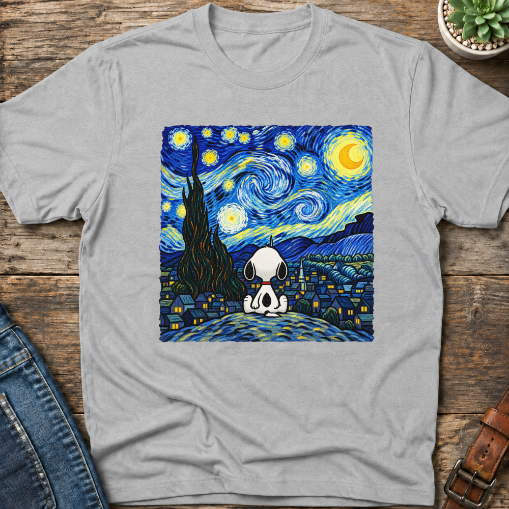 Snoopy Starry Night T-shirt