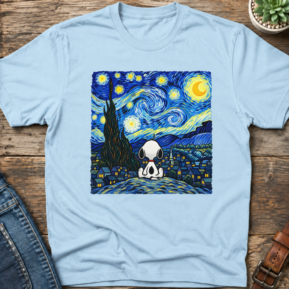 Snoopy Starry Night T-shirt