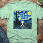 Snoopy Starry Night T-shirt