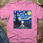 Snoopy Starry Night T-shirt