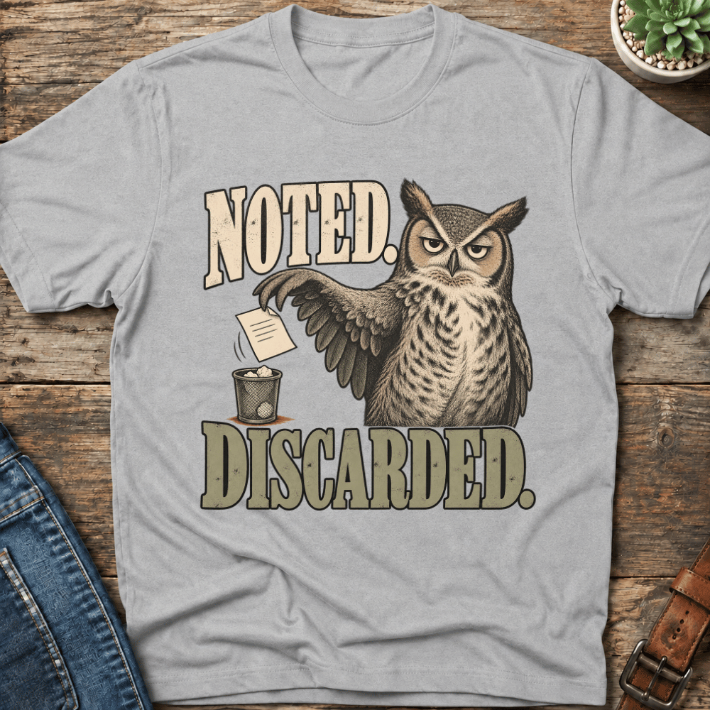 Noted Discarded Owl T-Shirt