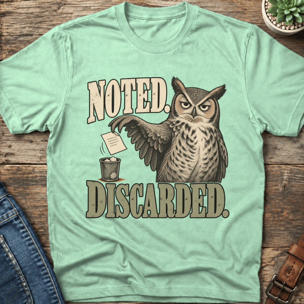 Noted Discarded Owl T-Shirt