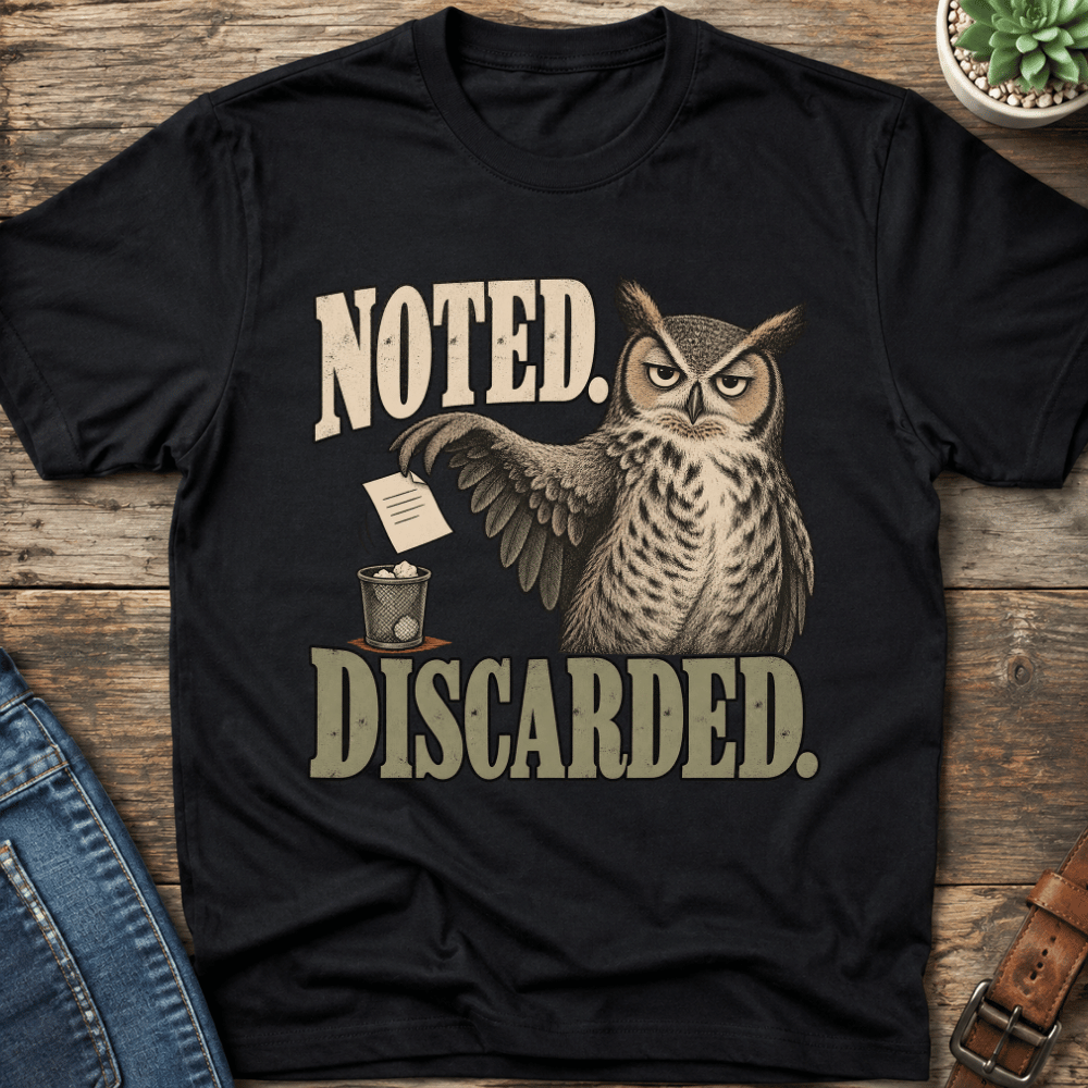 Noted Discarded Owl T-Shirt
