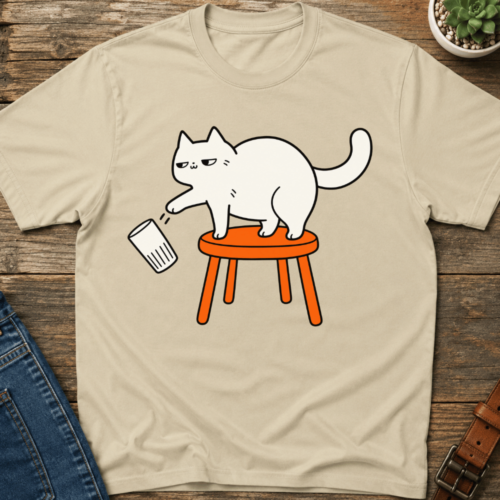 Cat Gravity Test T-Shirt