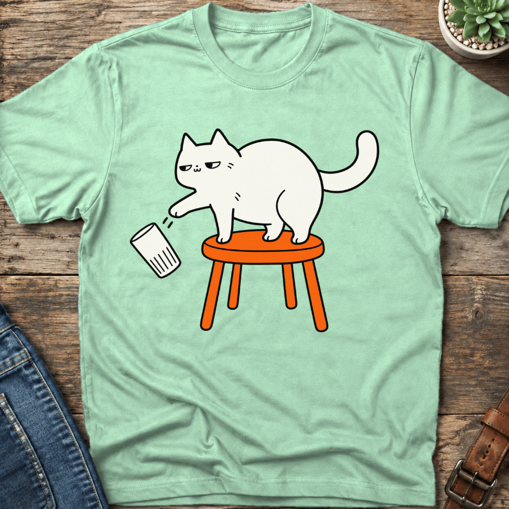Cat Gravity Test T-Shirt