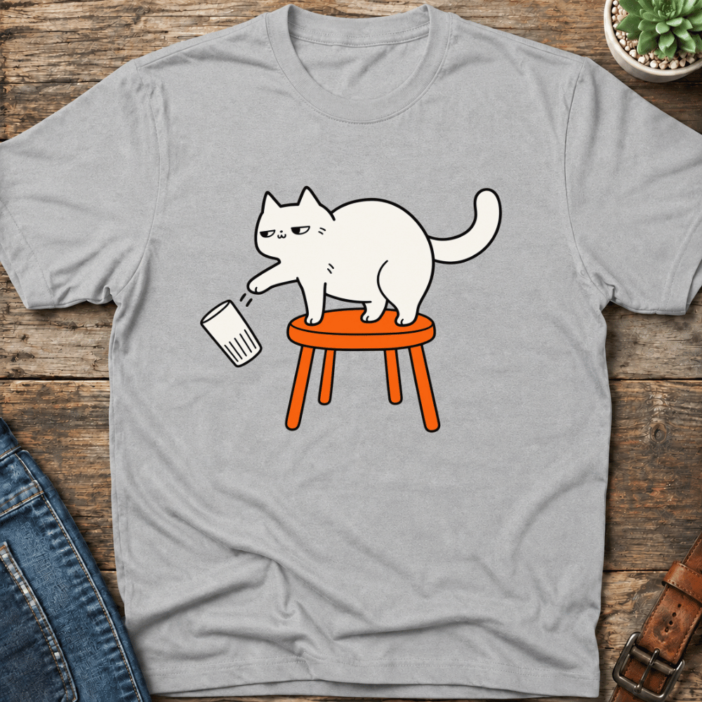 Cat Gravity Test T-Shirt