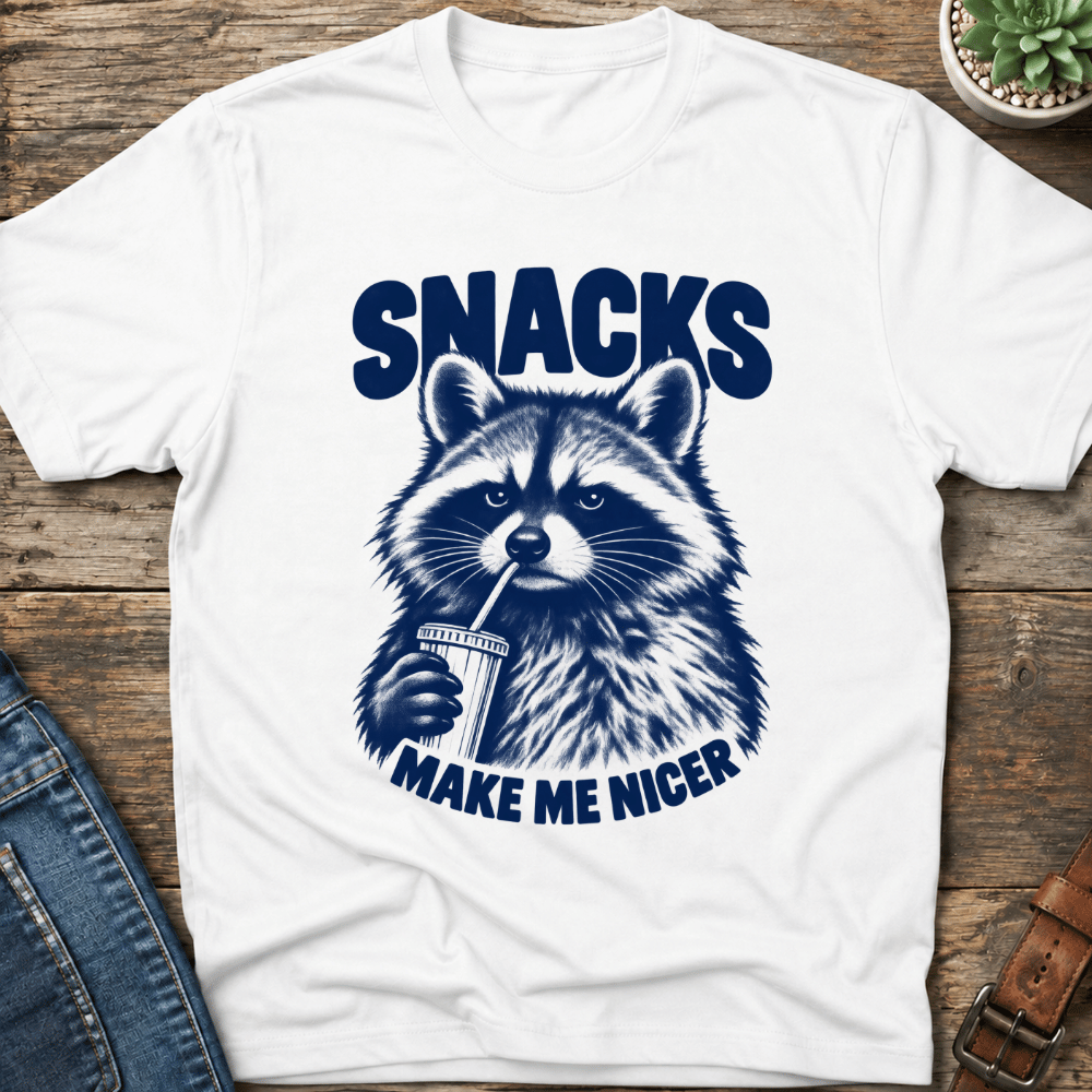 Snacks Make Me Nicer T-shirt