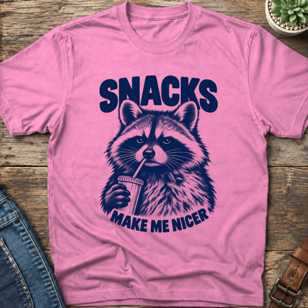 Snacks Make Me Nicer T-shirt