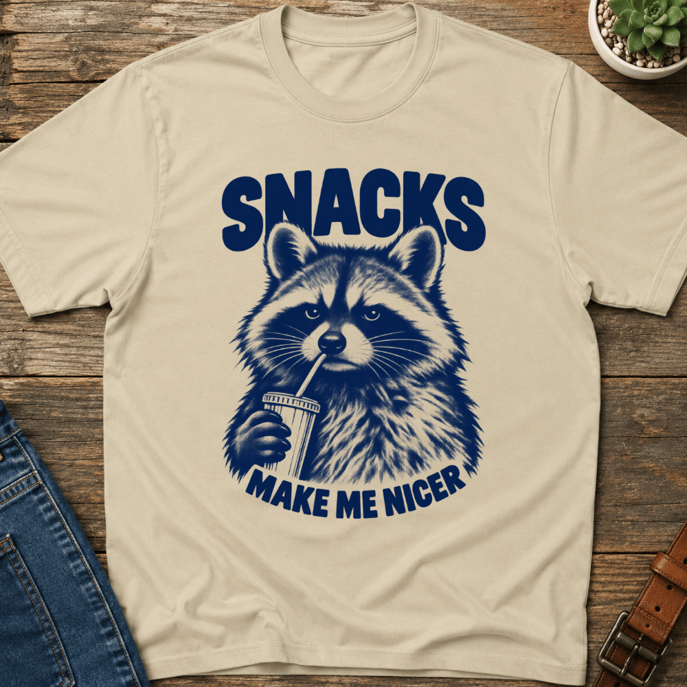 Snacks Make Me Nicer T-shirt