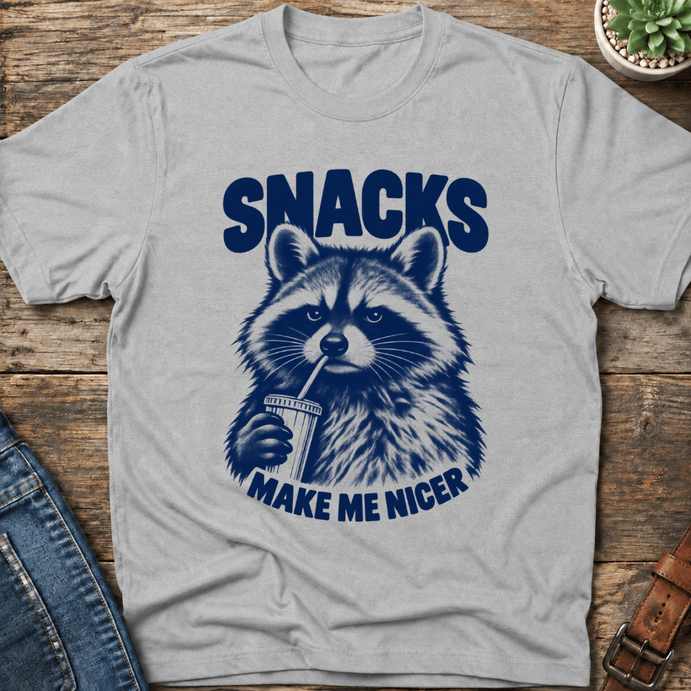 Snacks Make Me Nicer T-shirt