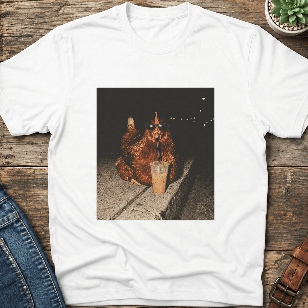 Midnight Coffee Chicken T-Shirt