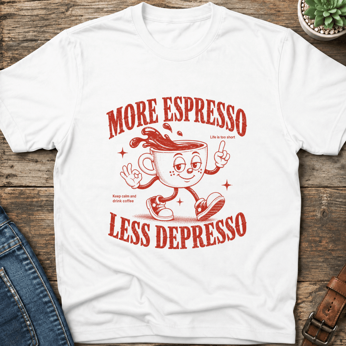 More Espresso Less Depresso T-Shirt