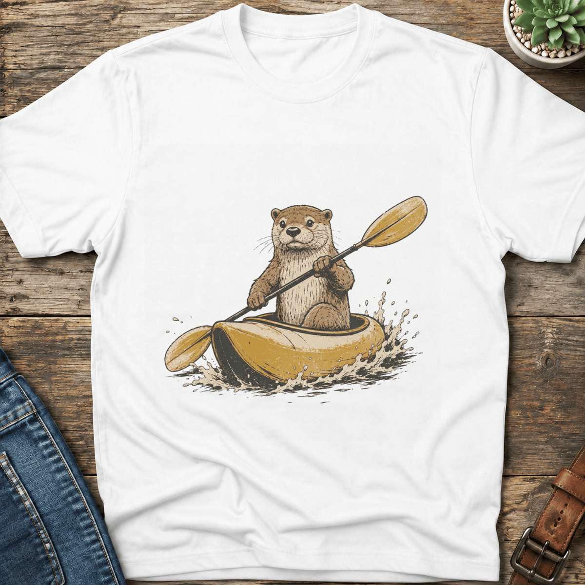 Kayaking Otter T-Shirt