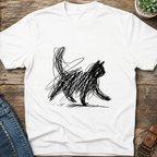 Scribble Cat T-Shirt