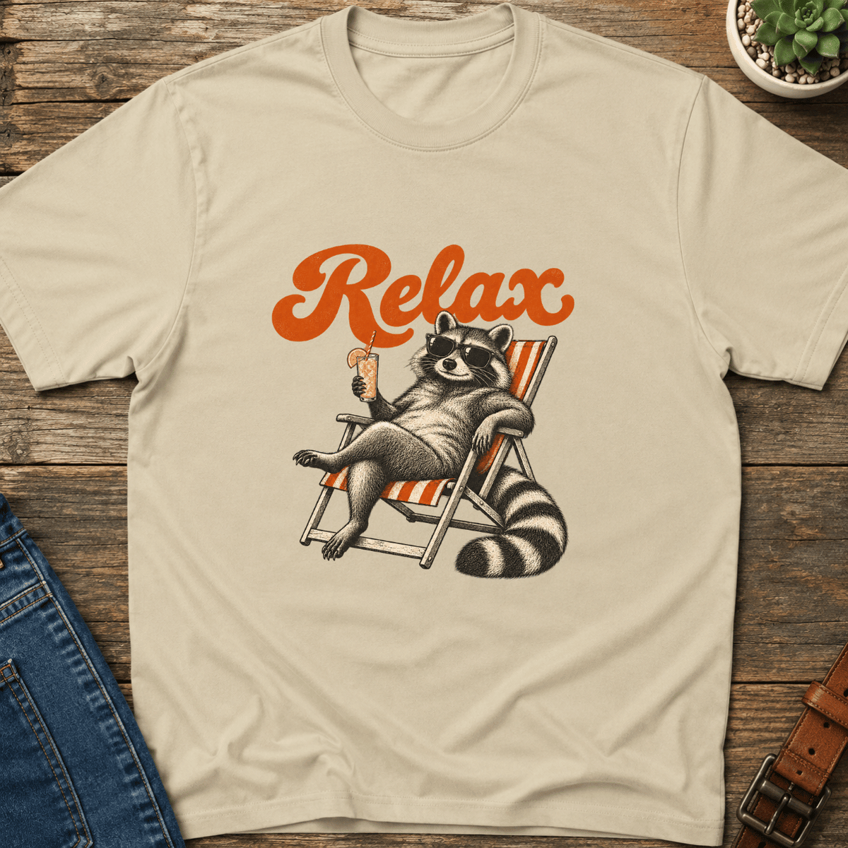 Relax Raccoon T-Shirt