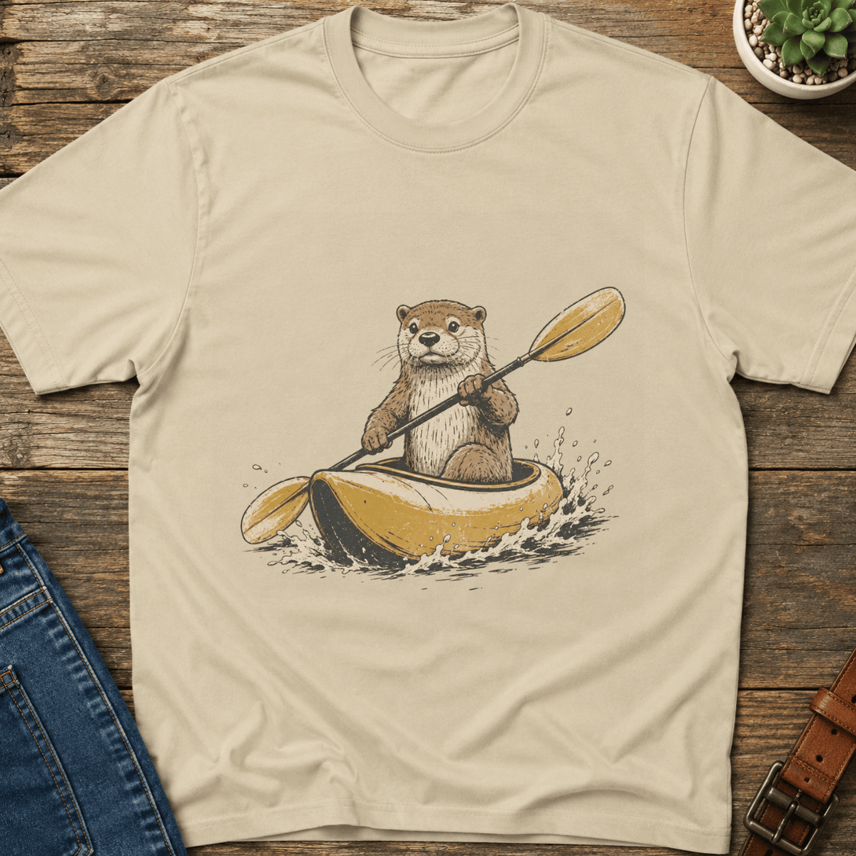 Kayaking Otter T-Shirt