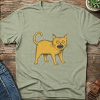 Scruffy Yellow Cat T-Shirt