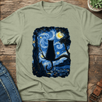 Starry Night Cat T-Shirt
