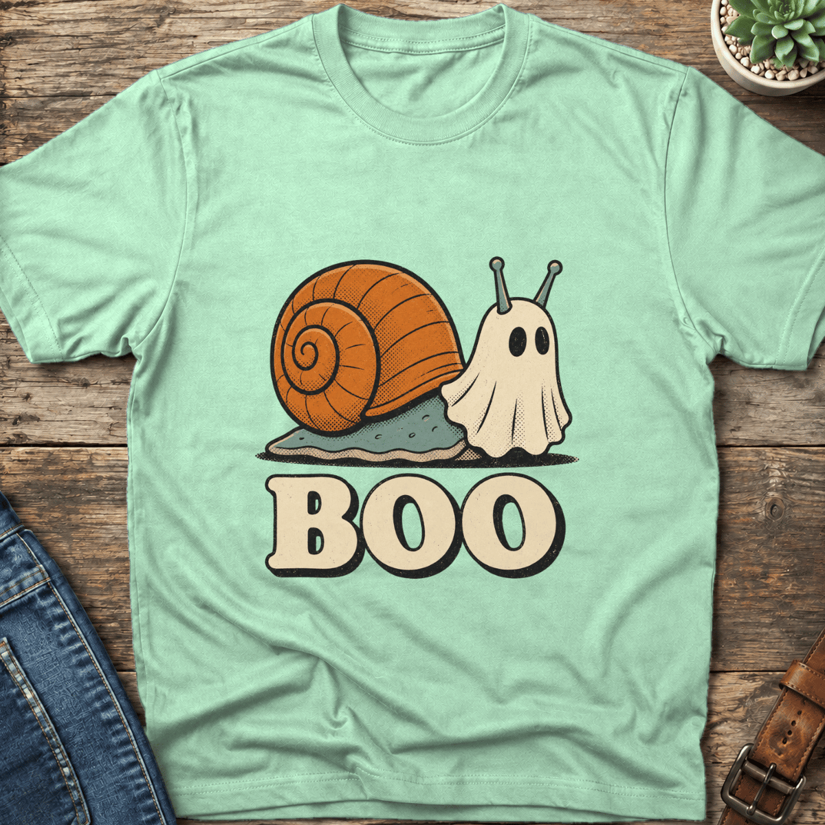 Ghost Snail Boo T-Shirt