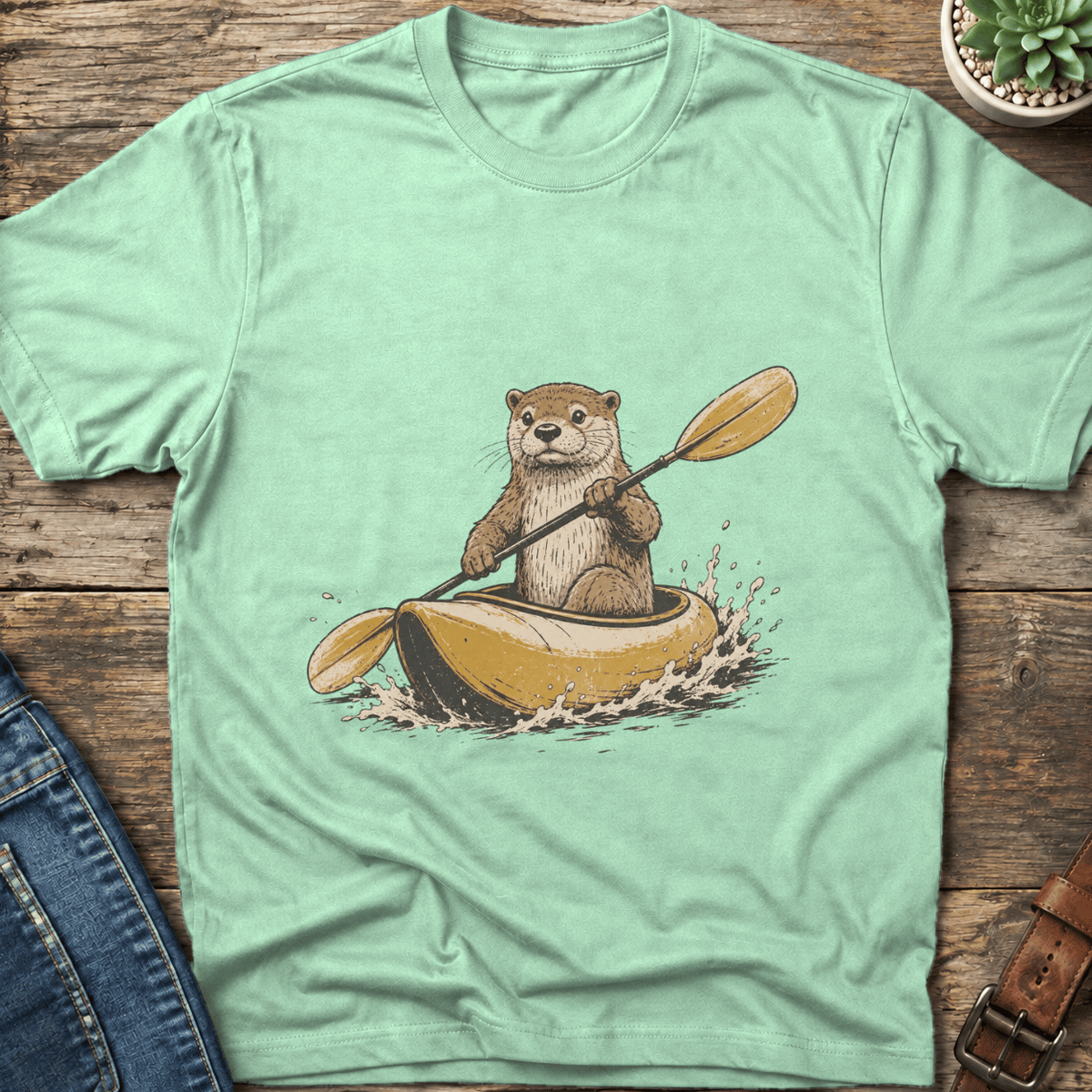 Kayaking Otter T-Shirt